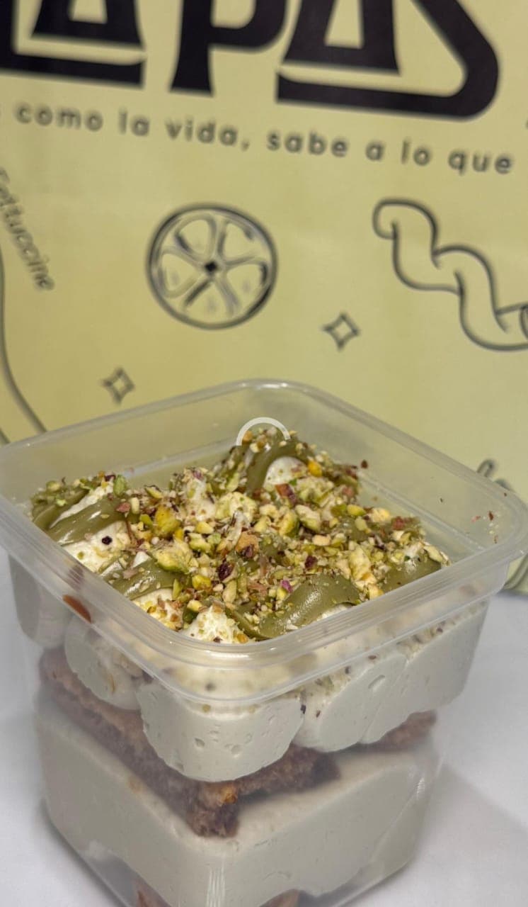 Tiramisú de Pistacho